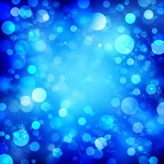 Blue bokeh tile back with a personalized M initial